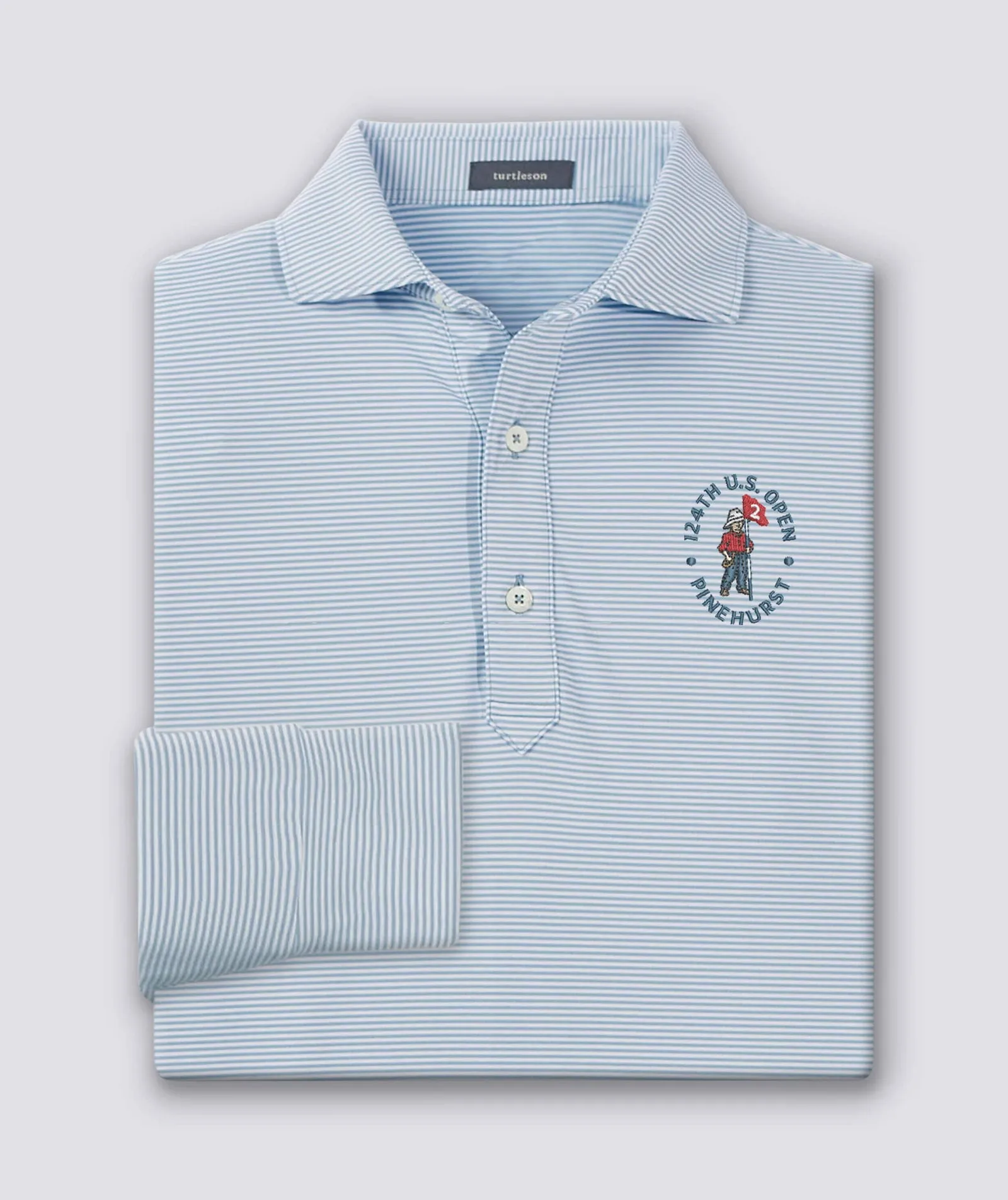 124th U.S. Open - Carter Stripe Performance Polo, Long Sleeve