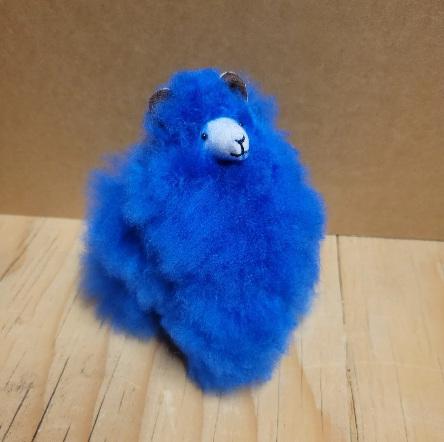 6" Standing Alpaca Fur Toy