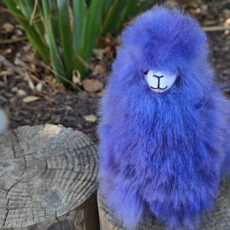 6" Standing Alpaca Fur Toy