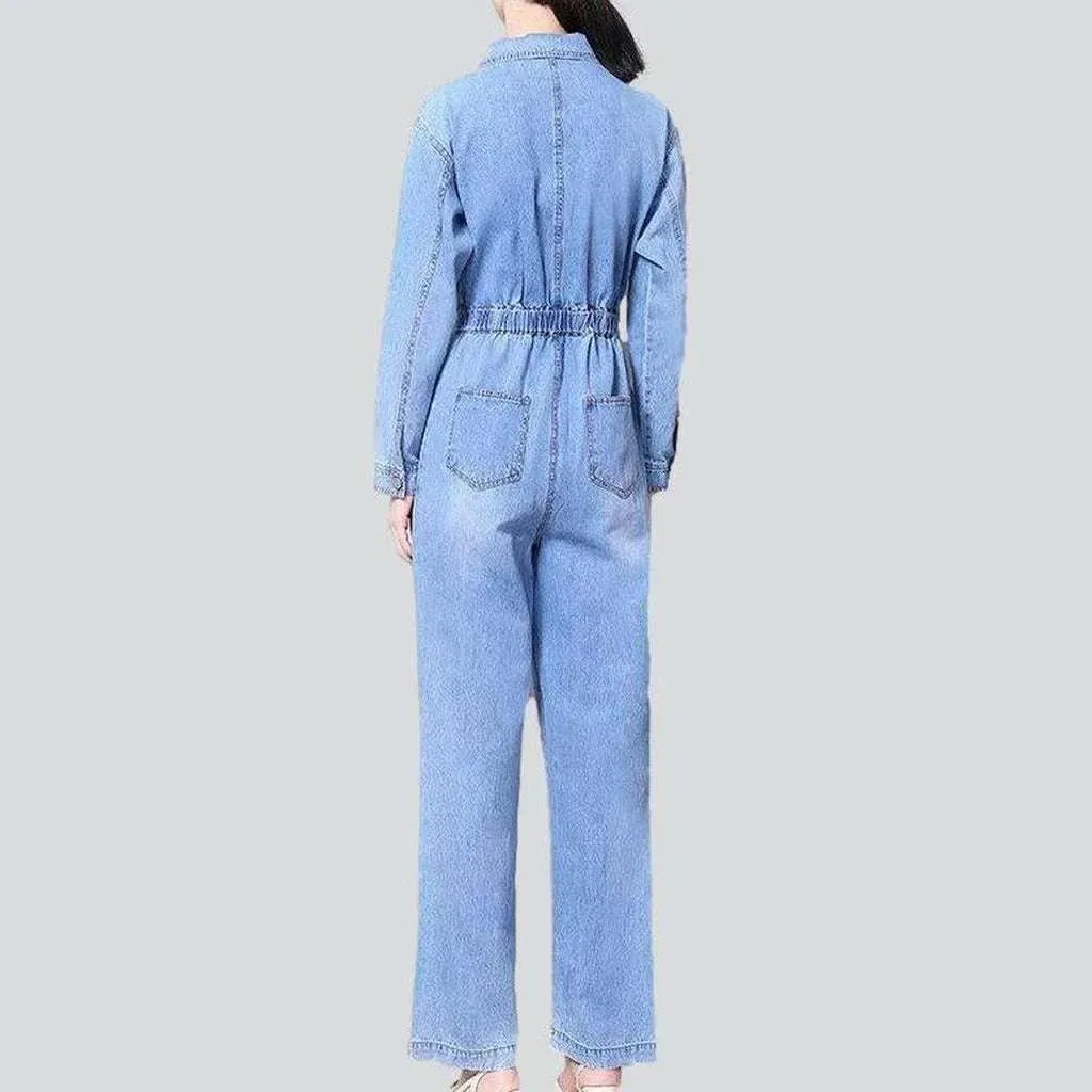 90s denim jumpsuit for ladies