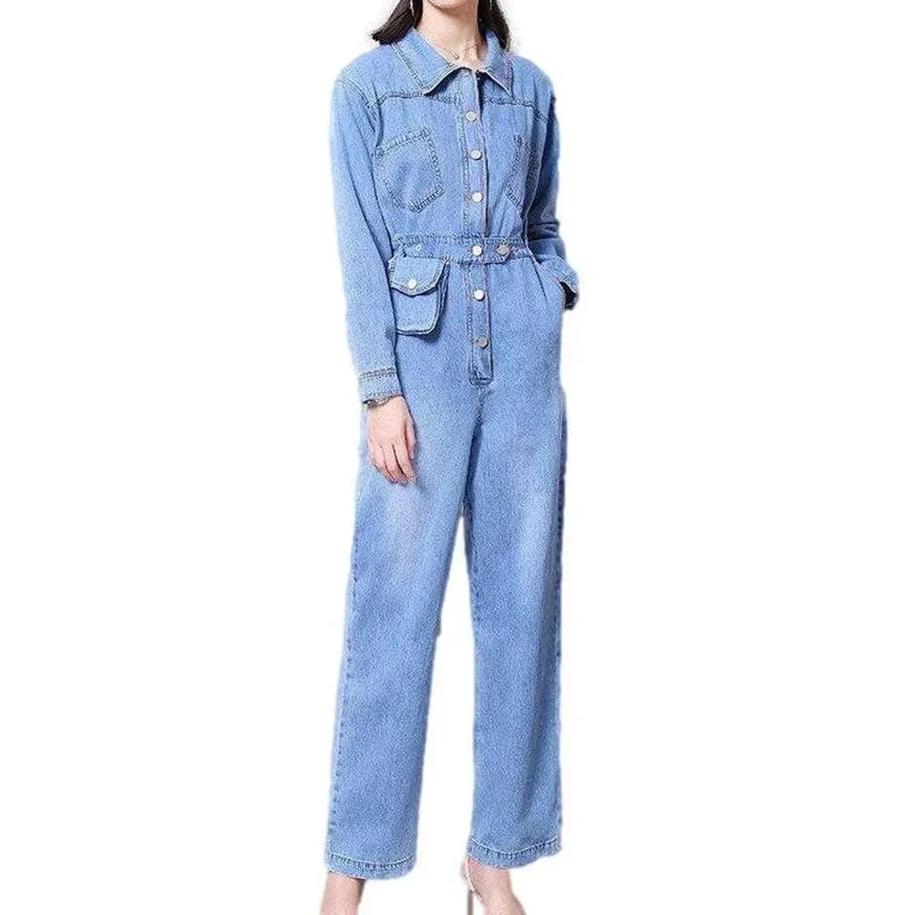 90s denim jumpsuit for ladies