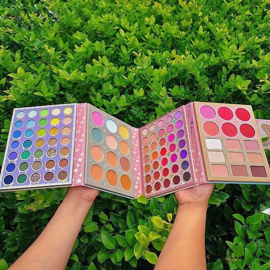 97 Colors Eyeshadow Palette Pearl Matte Shimmer Glitter Glow Blush Fix Multi-Purpose Makeup Palette Eye Pigment Set