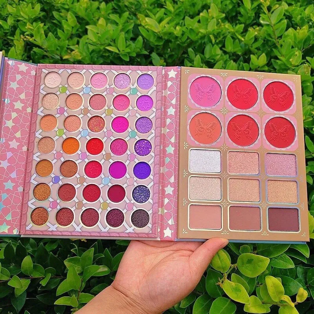 97 Colors Eyeshadow Palette Pearl Matte Shimmer Glitter Glow Blush Fix Multi-Purpose Makeup Palette Eye Pigment Set