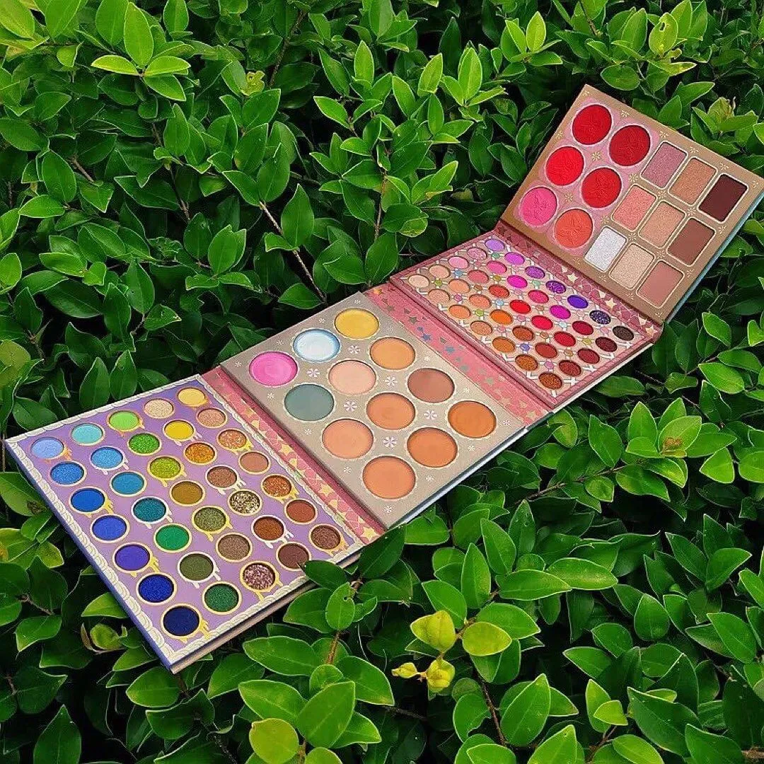 97 Colors Eyeshadow Palette Pearl Matte Shimmer Glitter Glow Blush Fix Multi-Purpose Makeup Palette Eye Pigment Set