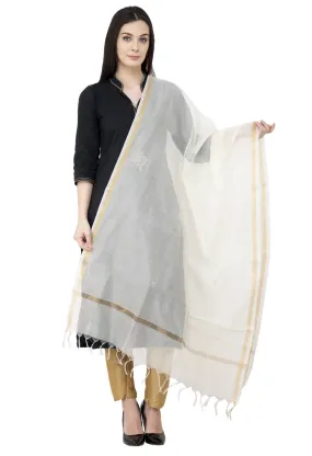 A R SILK Golden Color Fancy Silk Dupattas and Chunnis