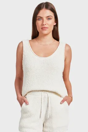 ACADEMY BRAND - Daisy Boucle Knit Top - Off White