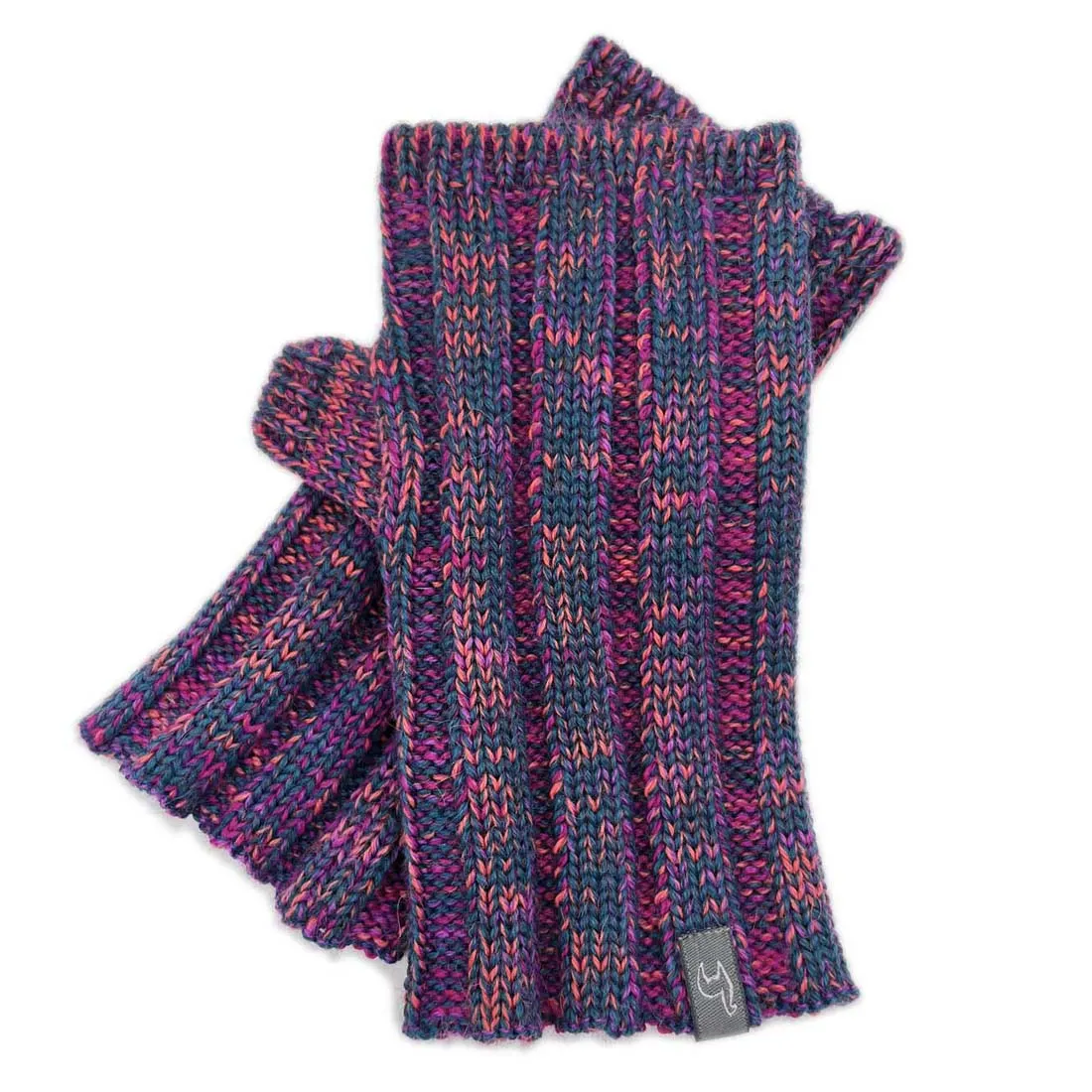 Accordian Berry Burst Fingerless Gloves