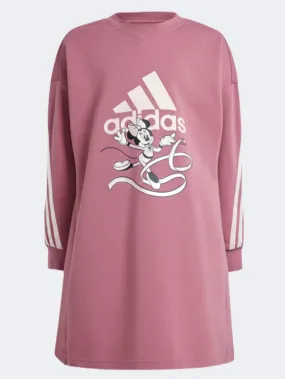 Adidas Disney Minnie And Daisy Little-Girls Sportswear Dress Crimson/Sand Pink