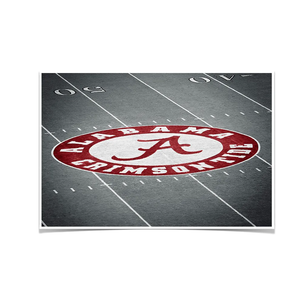 Alabama Crimson Tide - Alabama 50 Yard Line