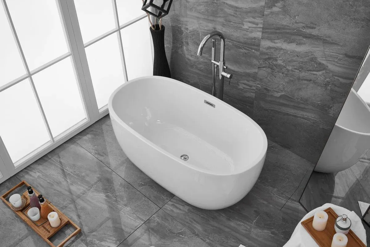 Allegra 54" Soaking Roll Top Bathtub