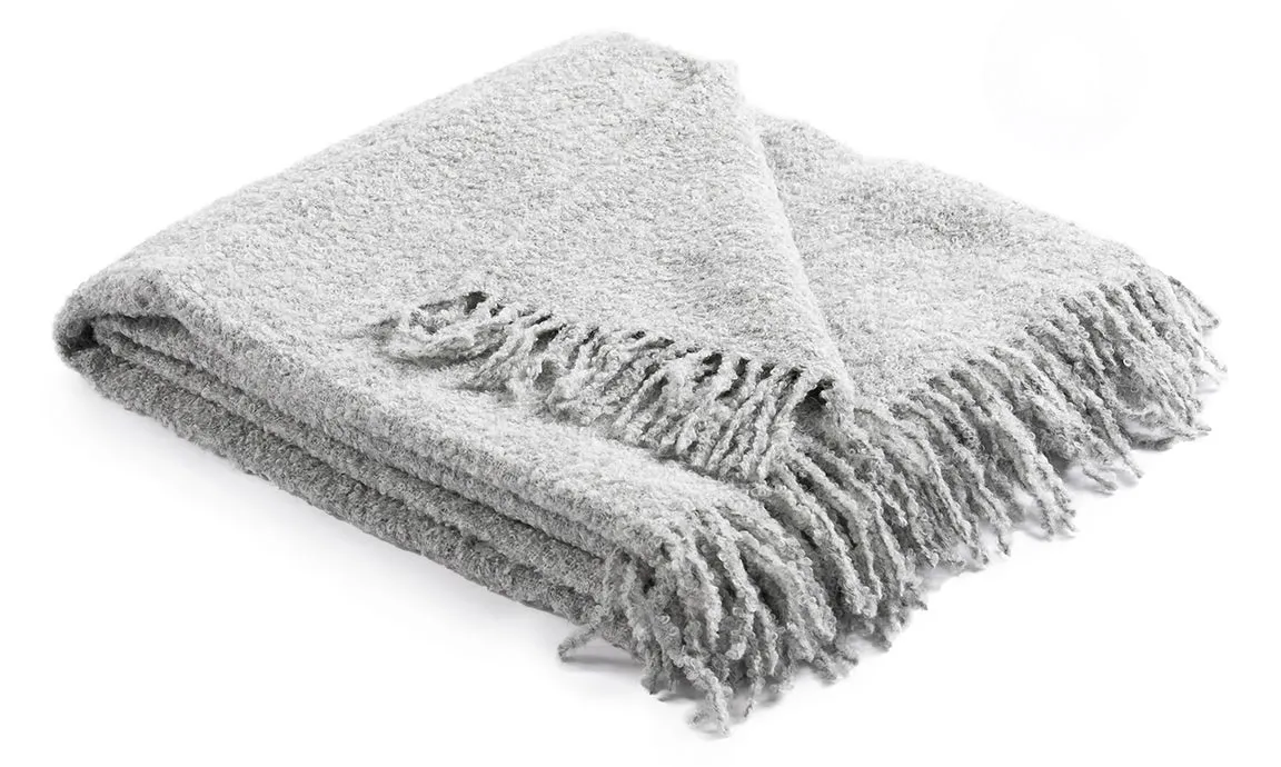 Alpaca Boucle Throw