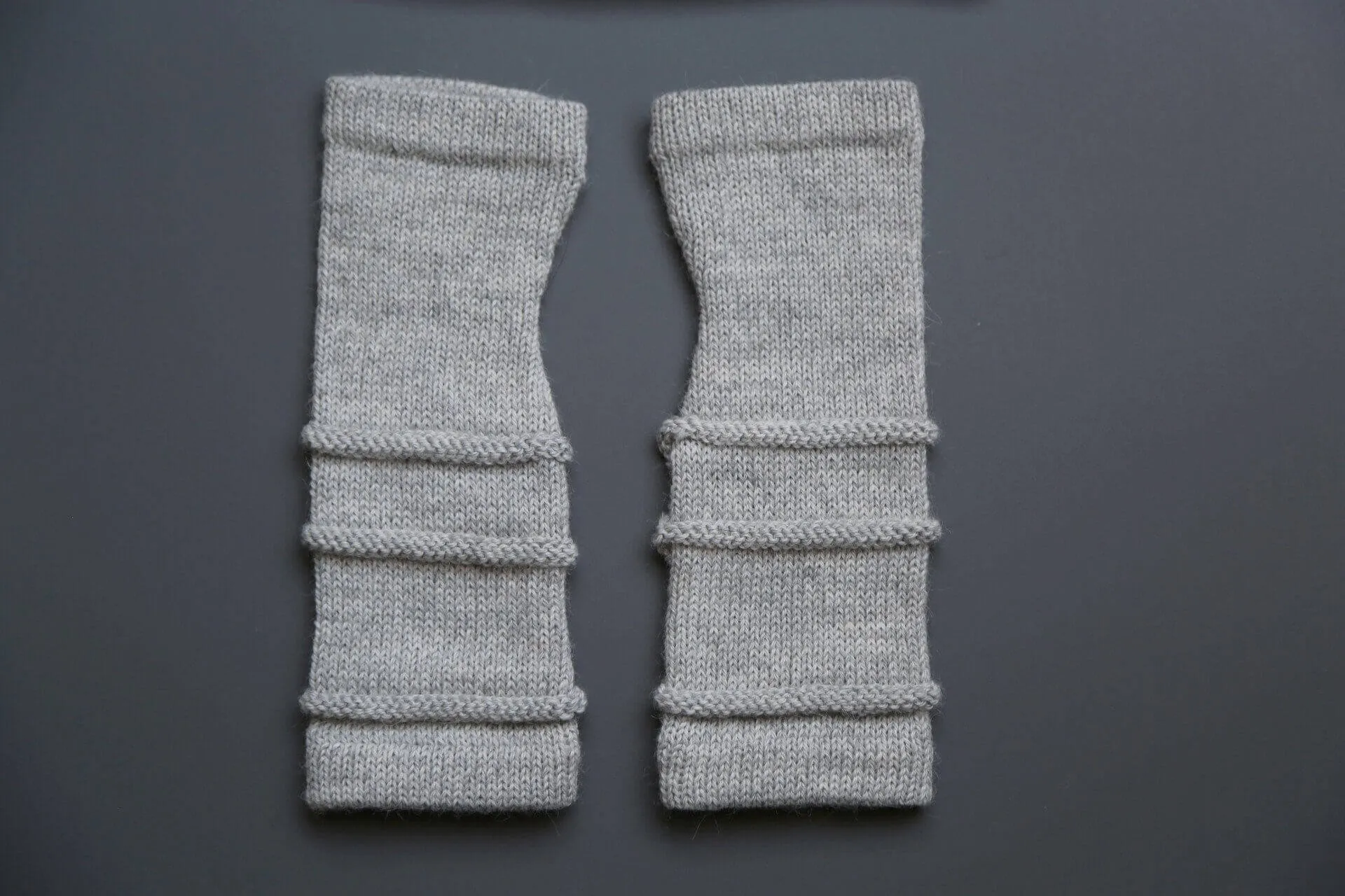 Alpaca Fingerless Gloves Off White