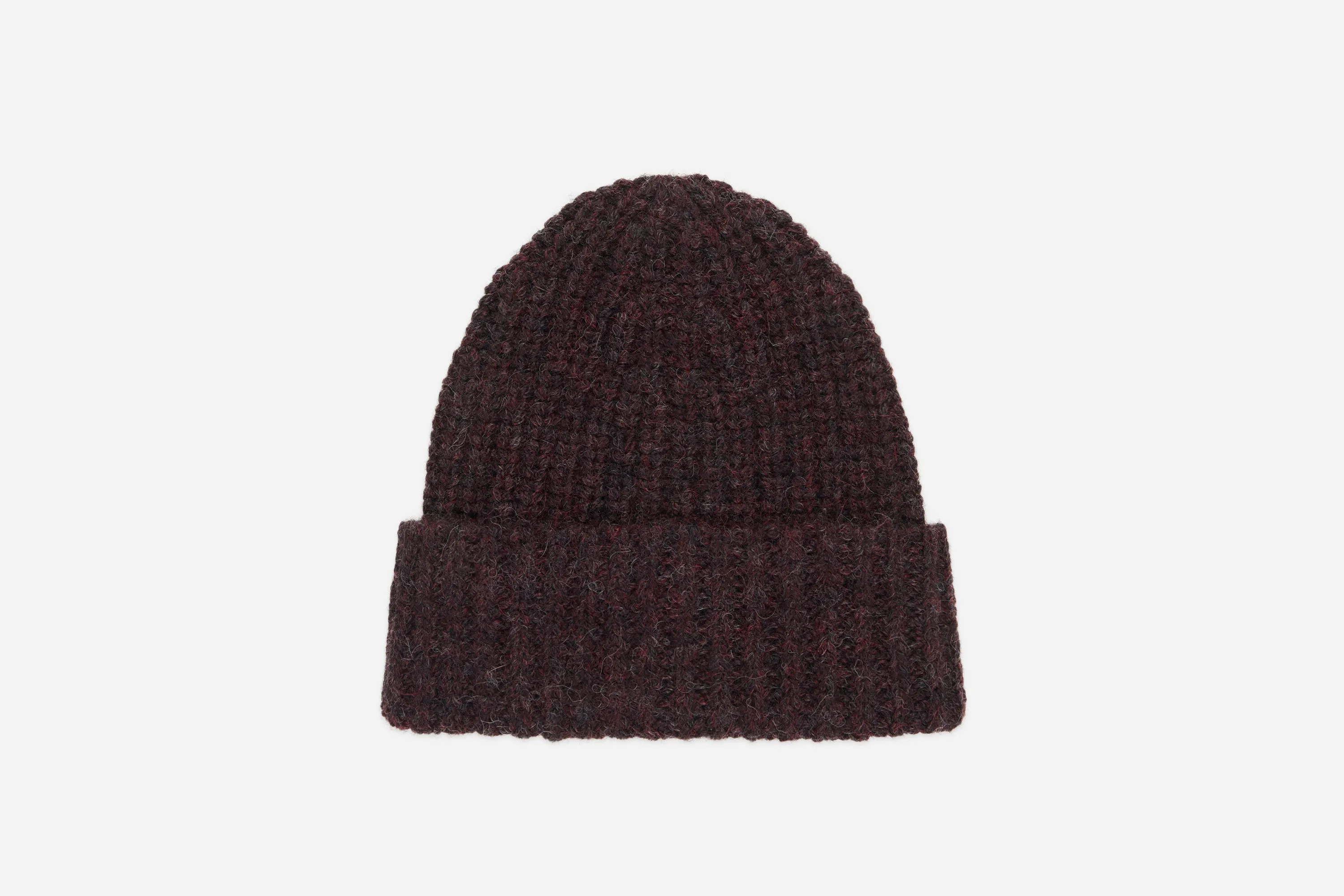 Alpaca Watch Cap ~ Bordeaux