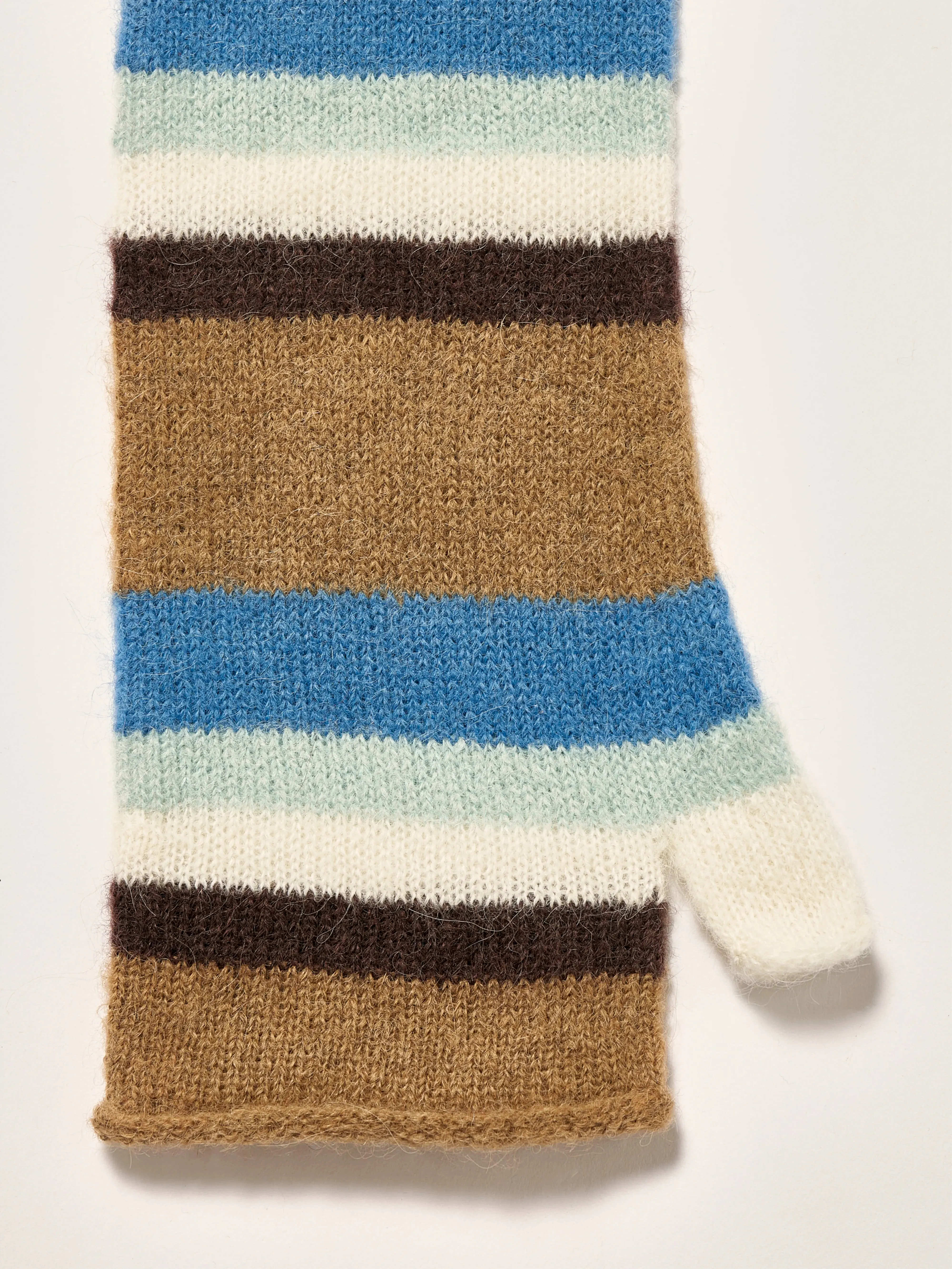 Amain fingerless gloves (242 / W / STRIPE A)