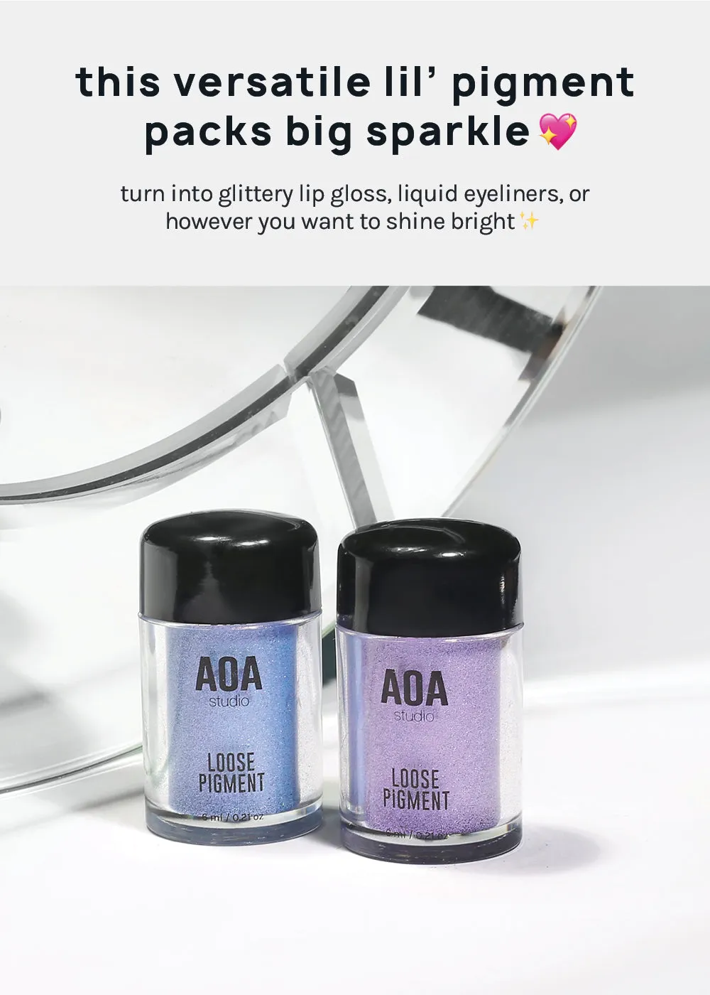 AOA Loose Pigment Powders- Fantasy Tones