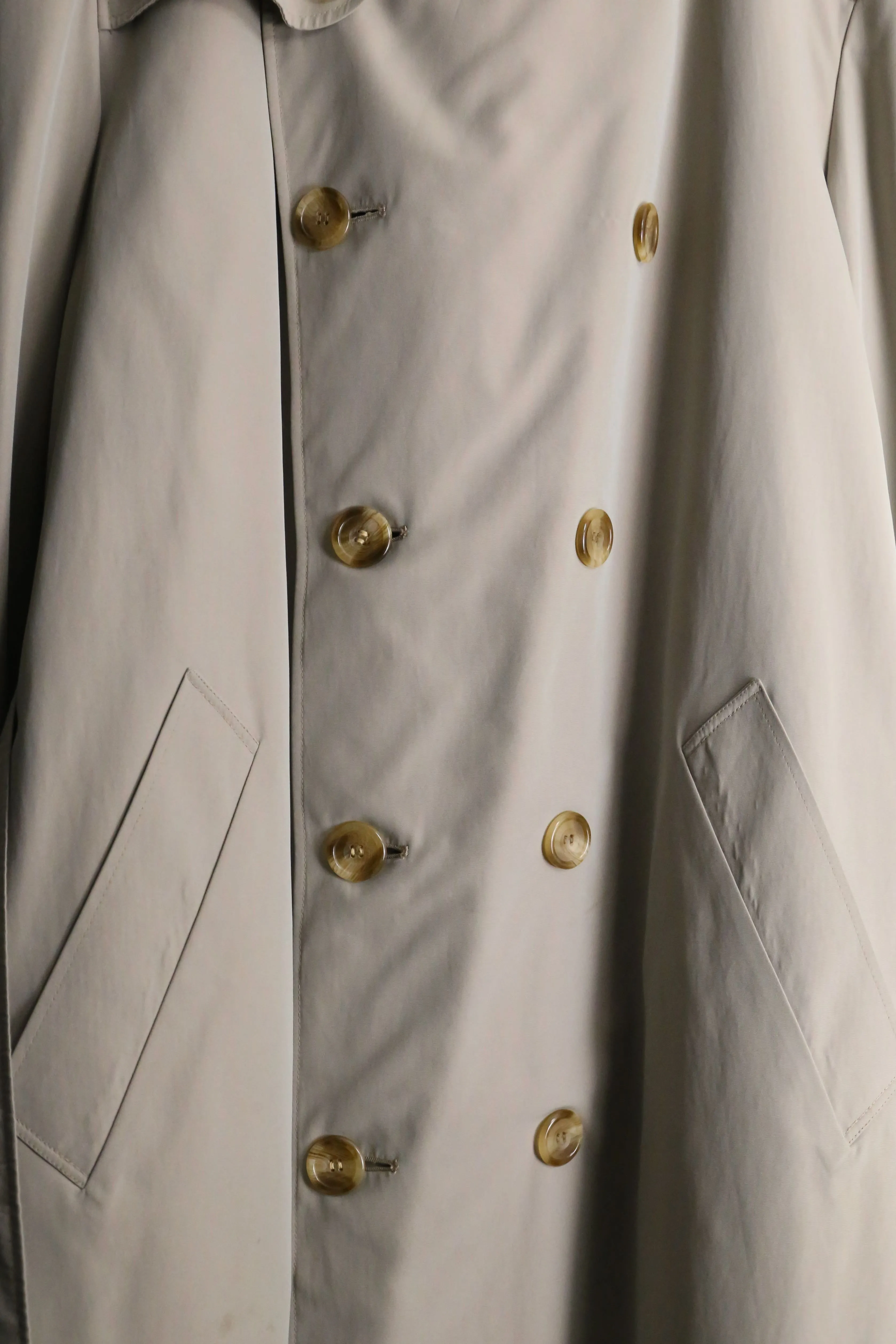 “Aquascutum” iridescent beige trench coat