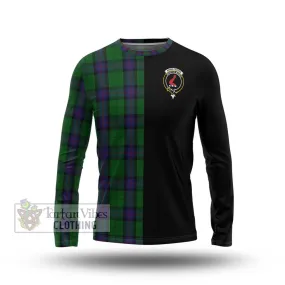 Armstrong Tartan Long Sleeve T-Shirt with Family Crest and Half Of Me Style