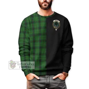 Arthur Highland Tartan Sweatshirt with Family Crest and Half Of Me Style