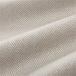 Asare Alpaca Blanket [Light grey/Off-white]