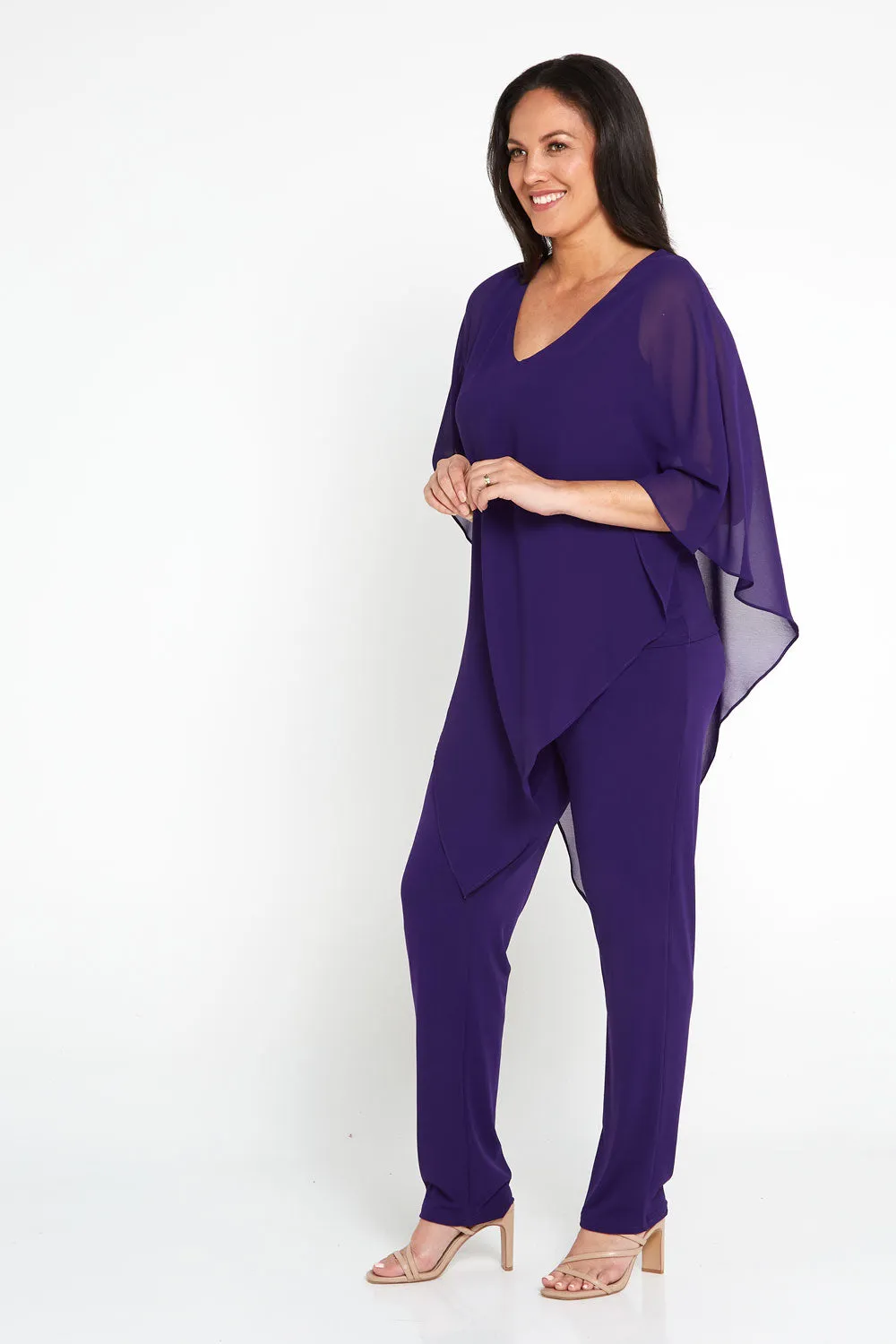 Aubriella Top - Purple