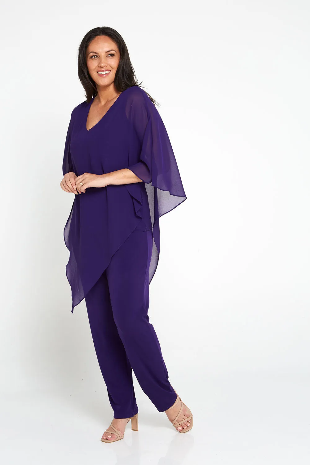 Aubriella Top - Purple