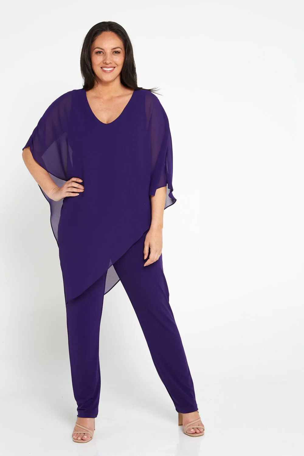 Aubriella Top - Purple