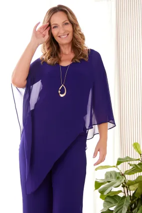 Aubriella Top - Purple