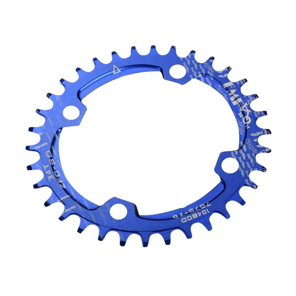 B180 Bike Narrow Wide Oval Single Chainring BCD 104mm