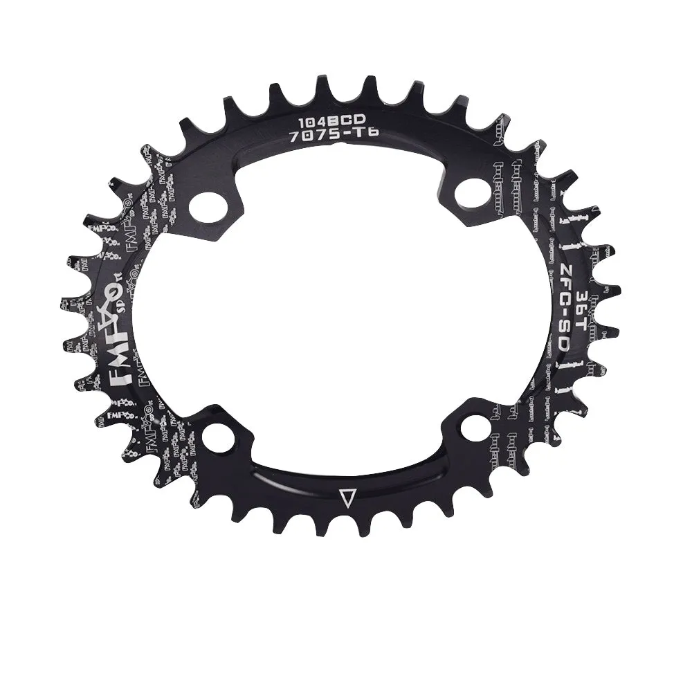 B180 Bike Narrow Wide Oval Single Chainring BCD 104mm