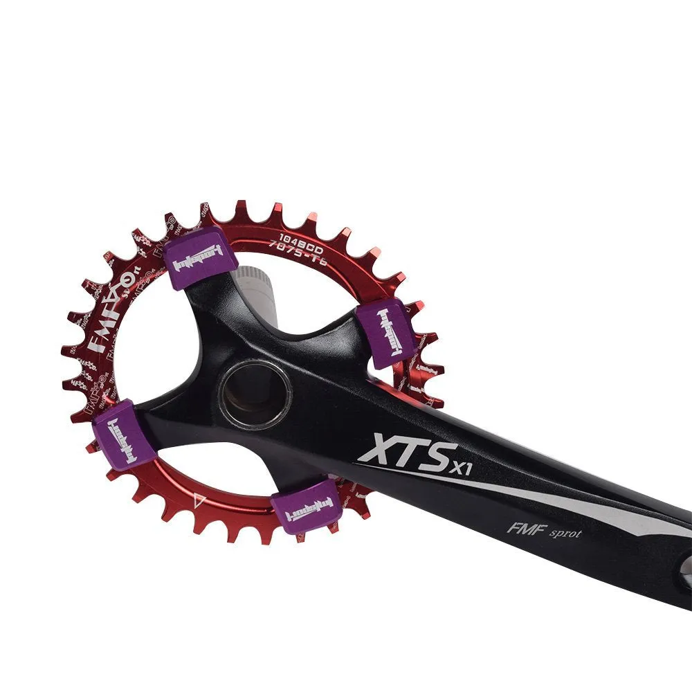 B180 Bike Narrow Wide Oval Single Chainring BCD 104mm