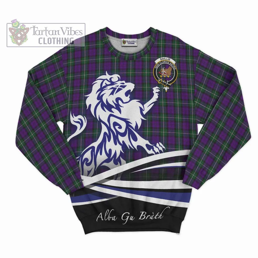 Baillie Highland Society Tartan Sweatshirt with Alba Gu Brath Regal Lion Emblem