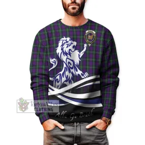 Baillie Highland Society Tartan Sweatshirt with Alba Gu Brath Regal Lion Emblem