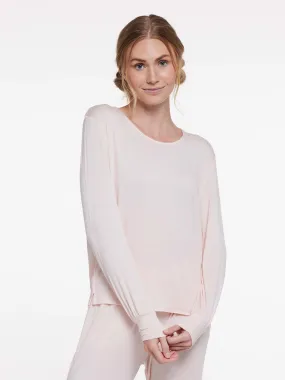 Bamboo Silk Long Sleeve Sleep Shirt