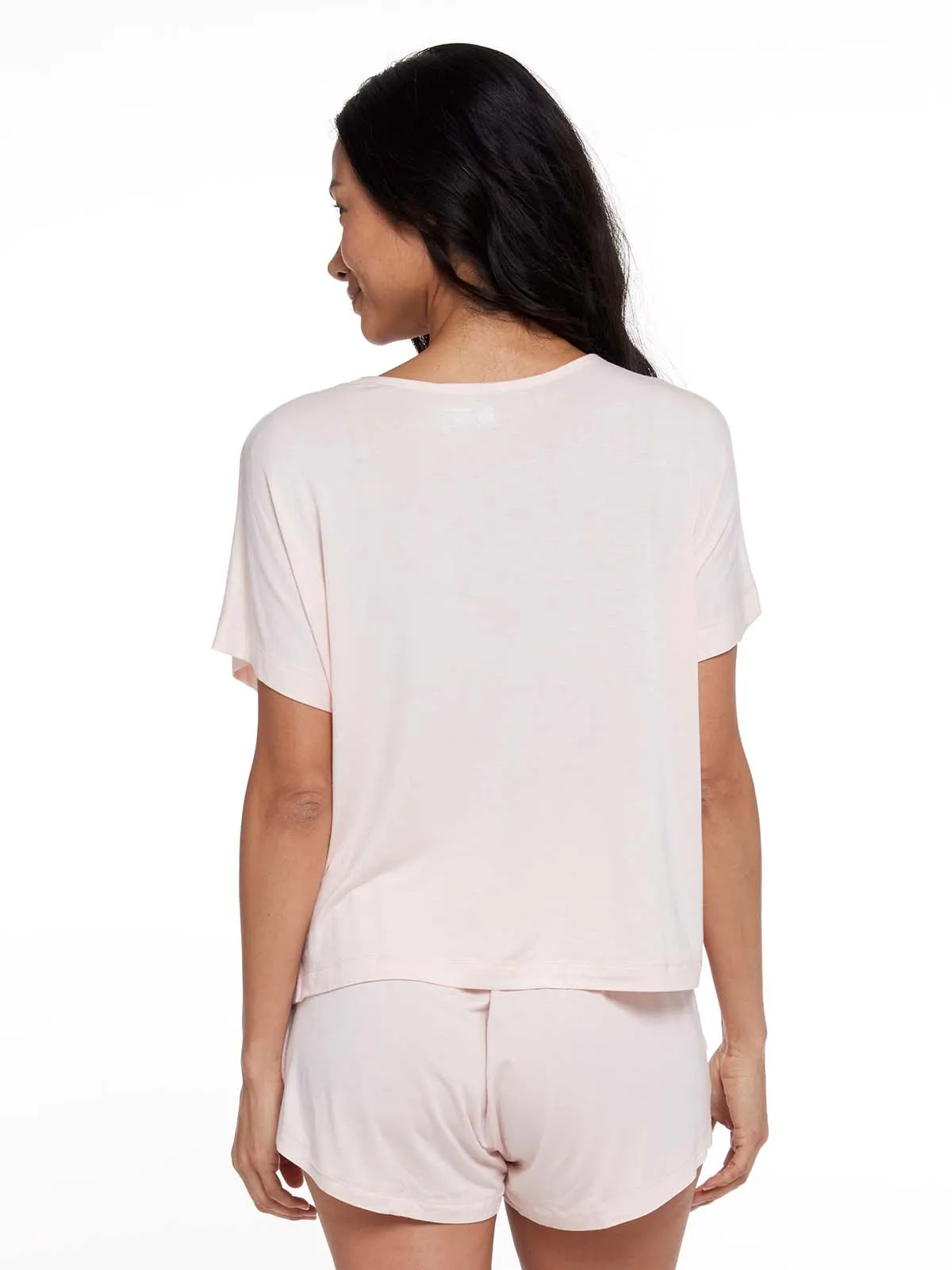 Bamboo Silk Short Sleeve Sleep Shirt