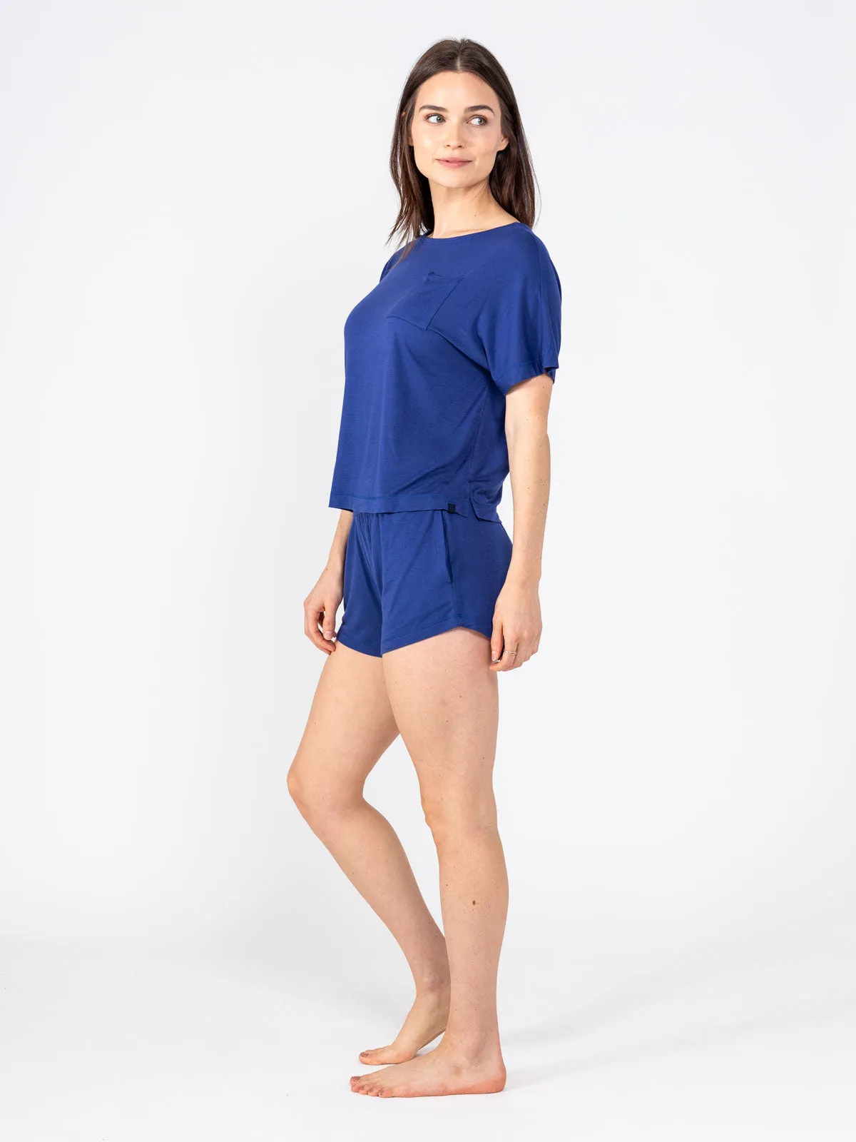 Bamboo Silk Short Sleeve Sleep Shirt