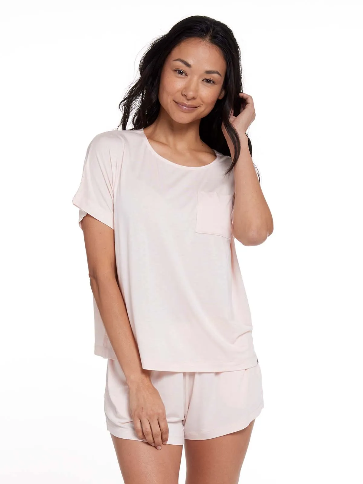 Bamboo Silk Short Sleeve Sleep Shirt