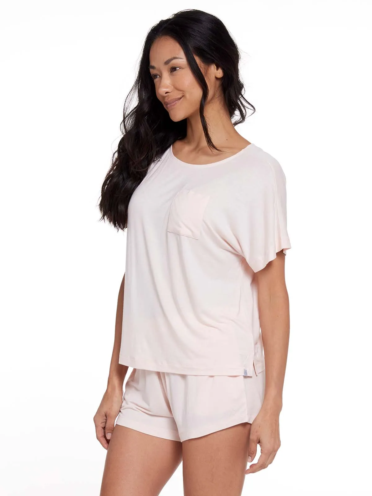 Bamboo Silk Short Sleeve Sleep Shirt