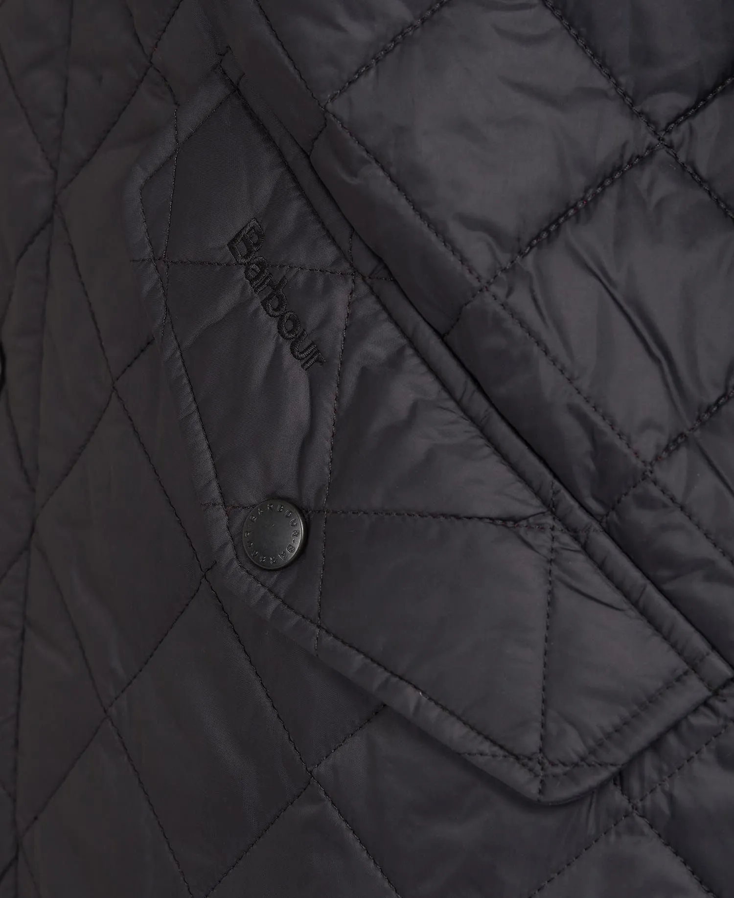 Barbour Flyweight Chelsea Quilted Jacket Black