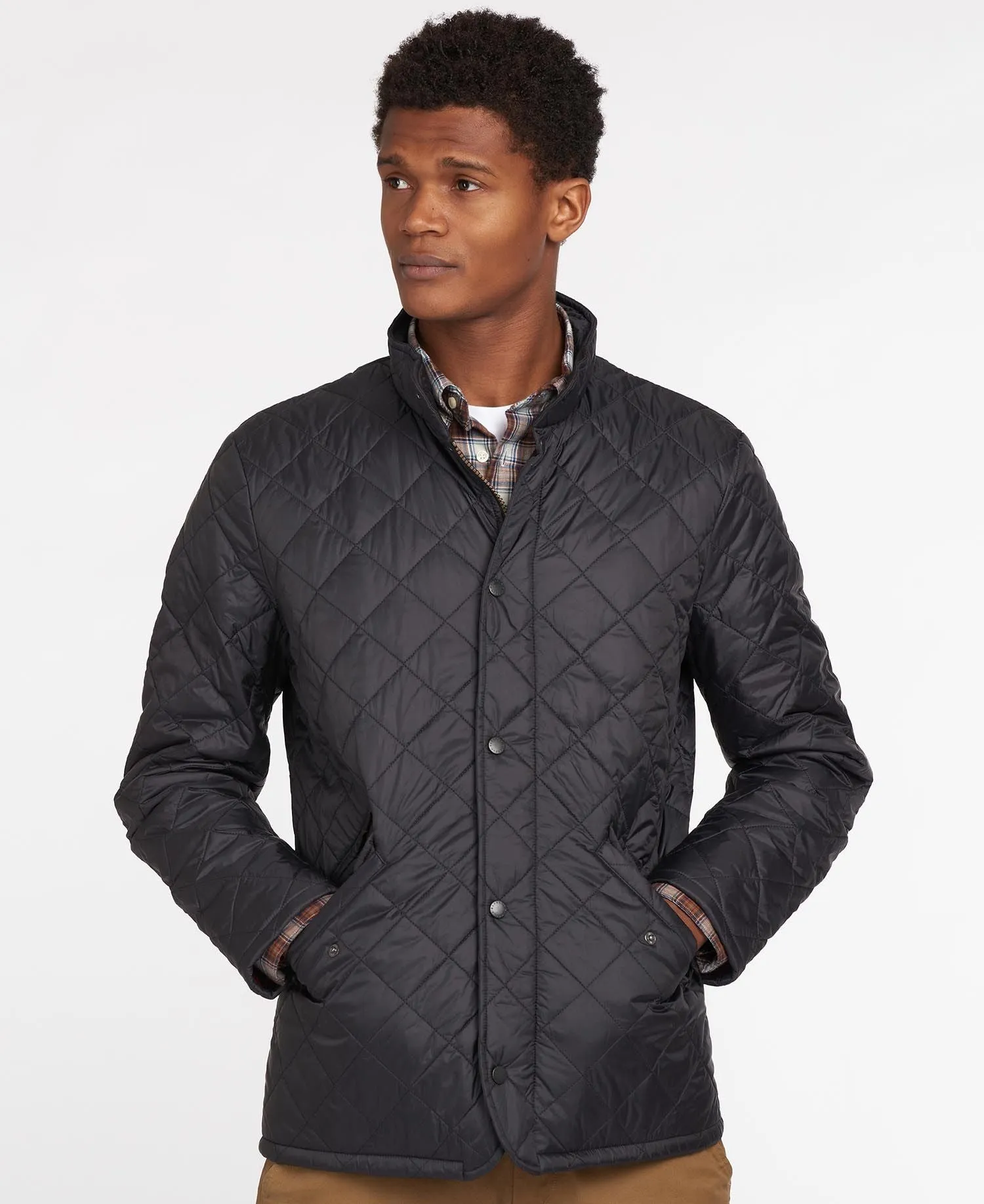 Barbour Flyweight Chelsea Quilted Jacket Black