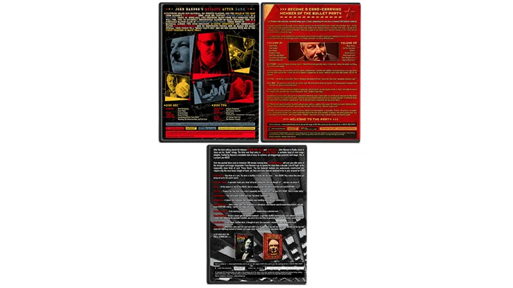 BIGBLINDMEDIA Presents  John Bannon's Bullet Trilogy (Includes Bullet After Dark, Bullet Party, Fire When Ready and Paint it Blank Project) - DVD