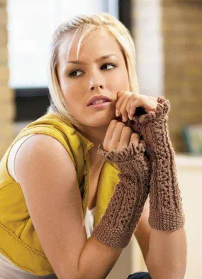 Blue Sky Alpacas Royal Alpaca Fingerless Gloves PATTERN ONLY