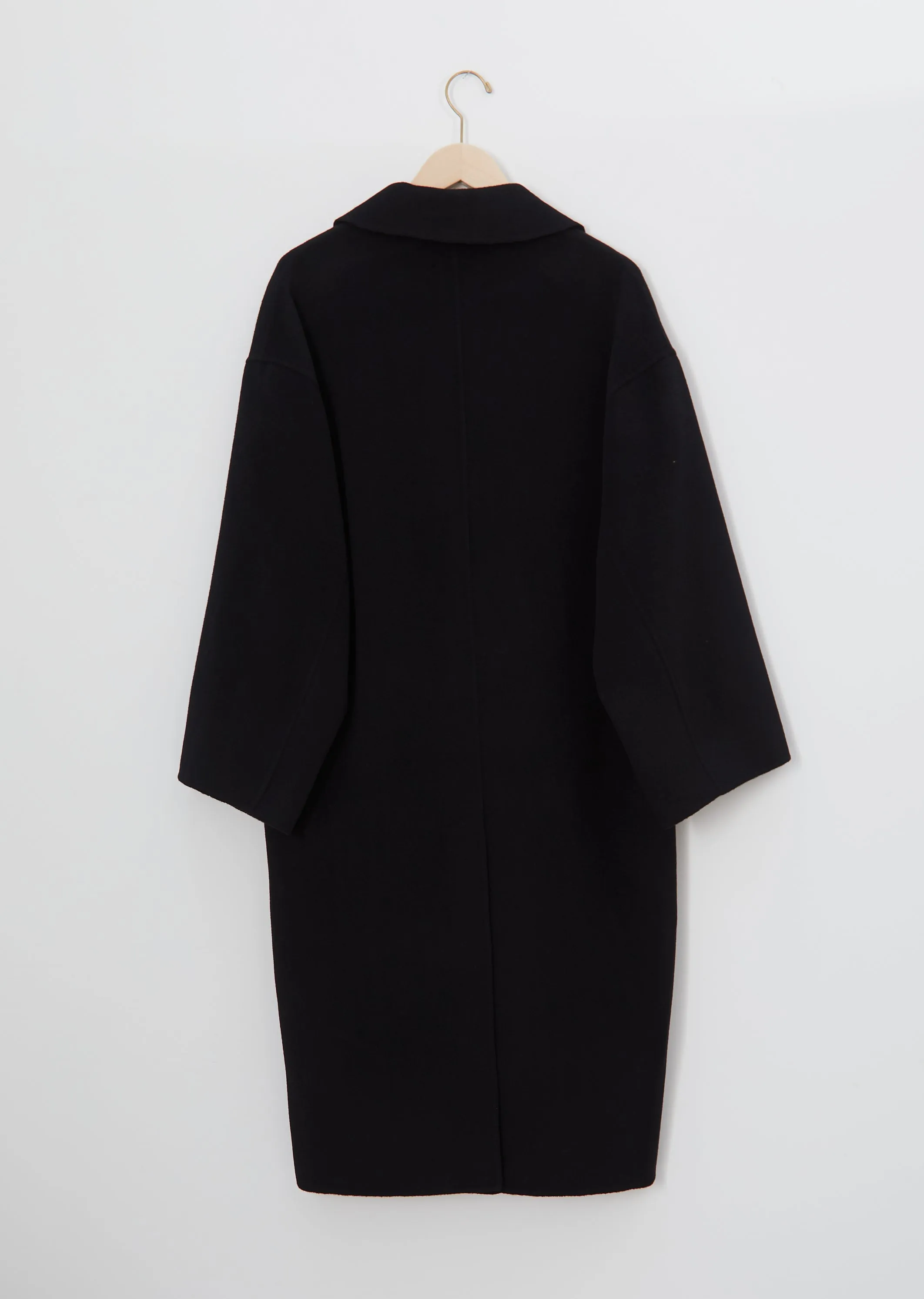 Borneo Wool & Cashmere Coat — Black