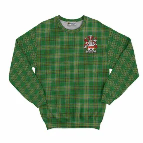 Bradley Irish Clan Tartan Sweatshirt with Coat of Arms