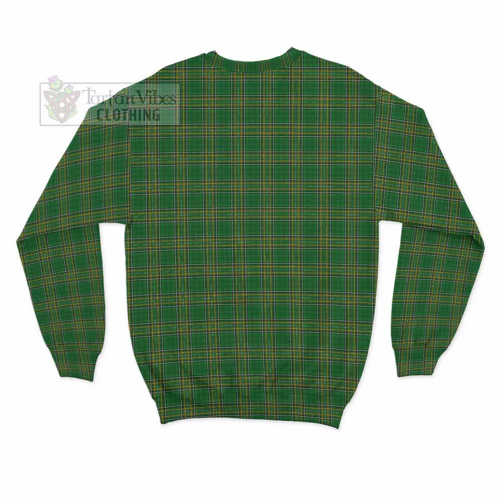 Bradley Irish Clan Tartan Sweatshirt with Coat of Arms