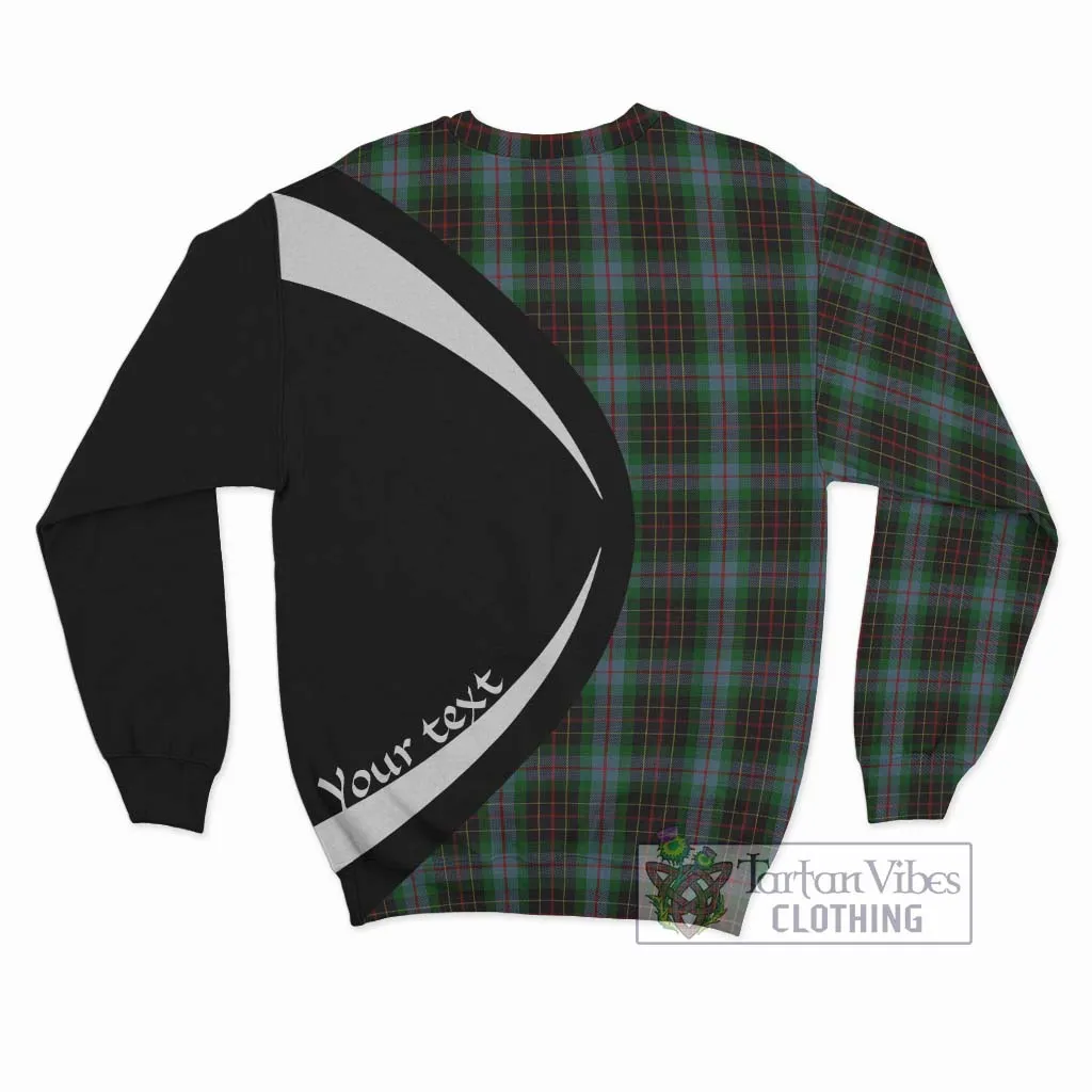 Brodie Hunting Tartan Sweatshirt with Family Crest Circle Style