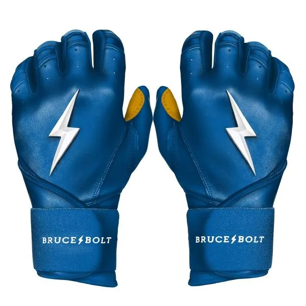 Bruce Bolt Youth Premium Pro Long Cuff Pair of Batting Gloves