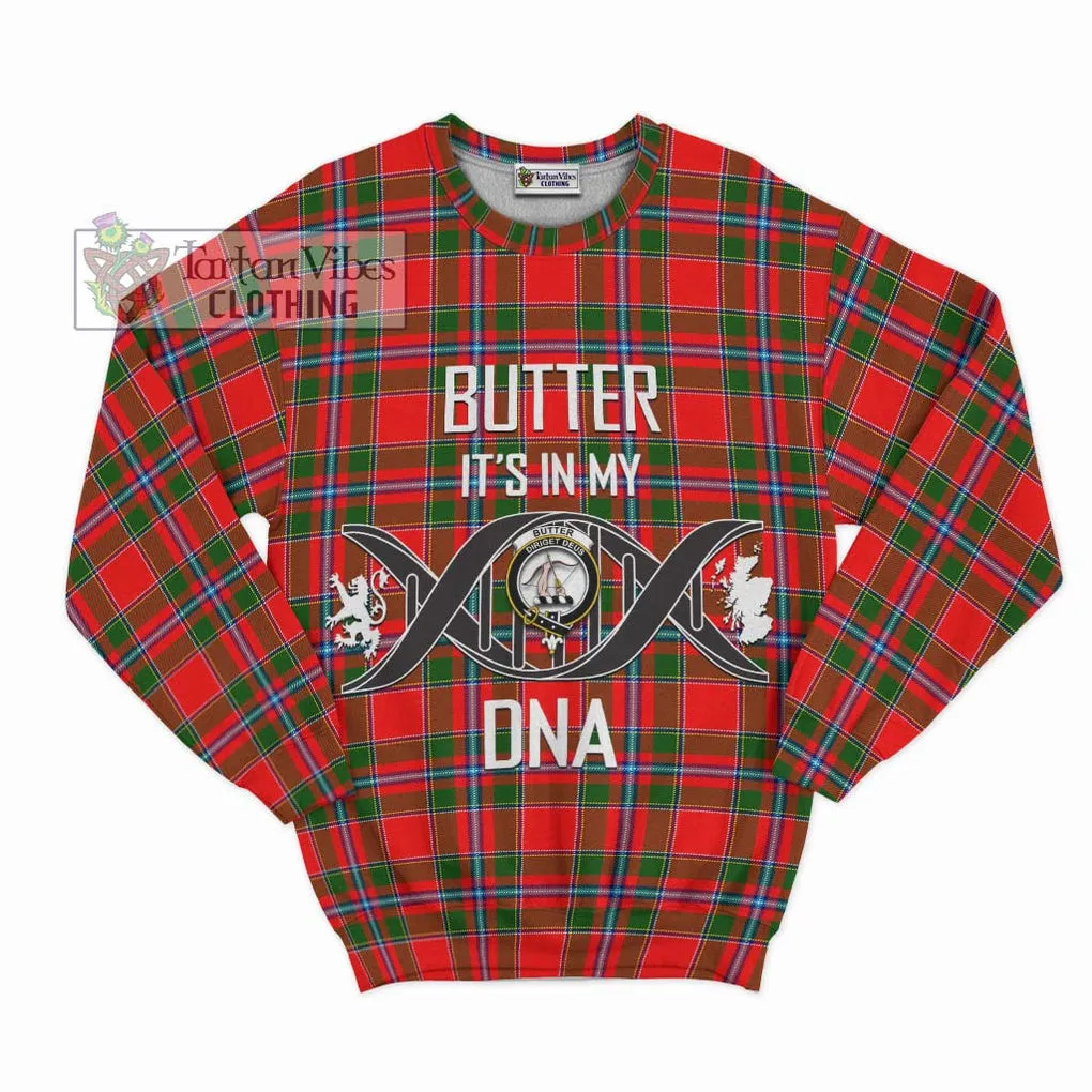 Butter Tartan Sweatshirt with Family Crest DNA In Me Style