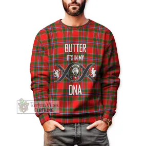 Butter Tartan Sweatshirt with Family Crest DNA In Me Style