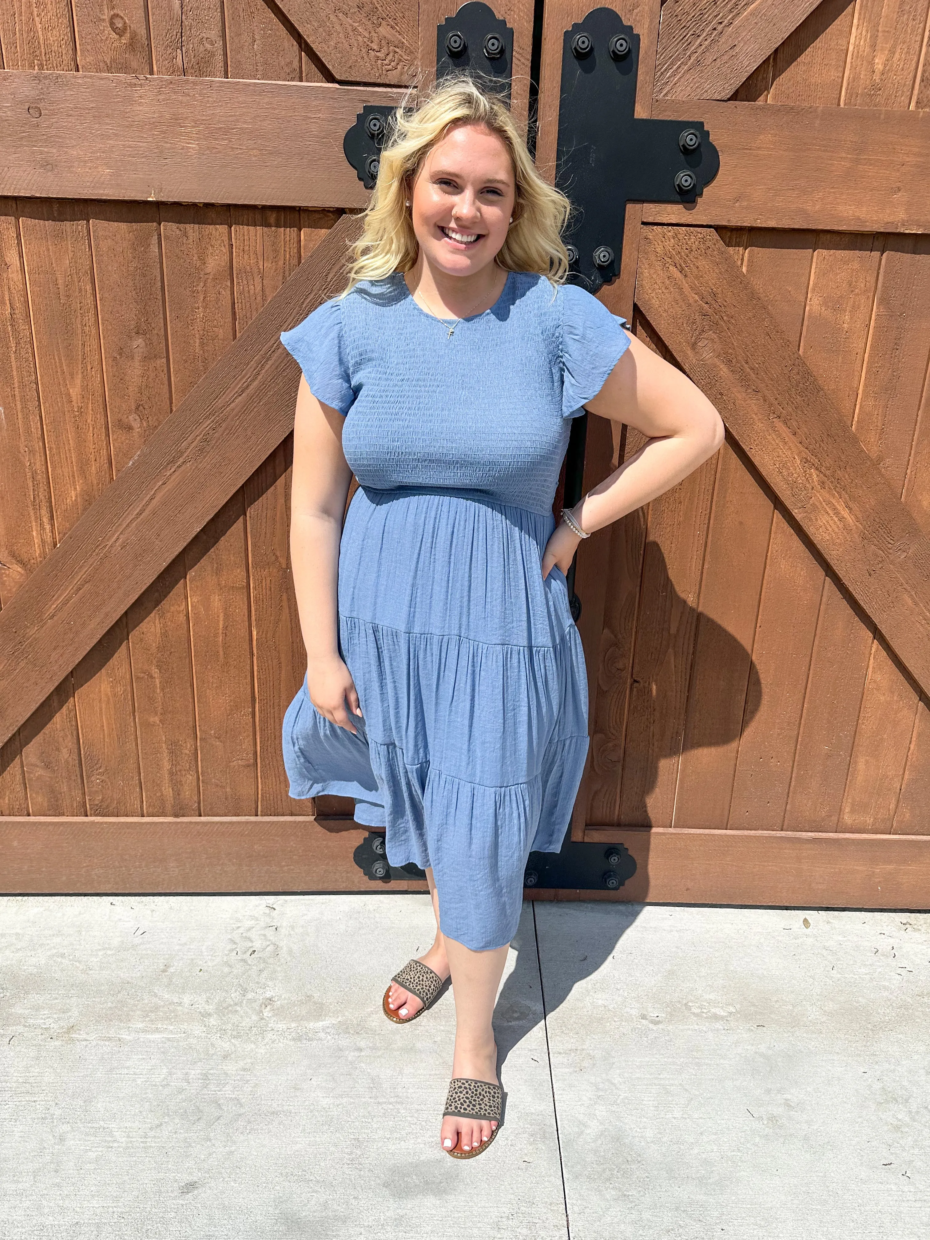 Chambray Faith Dress