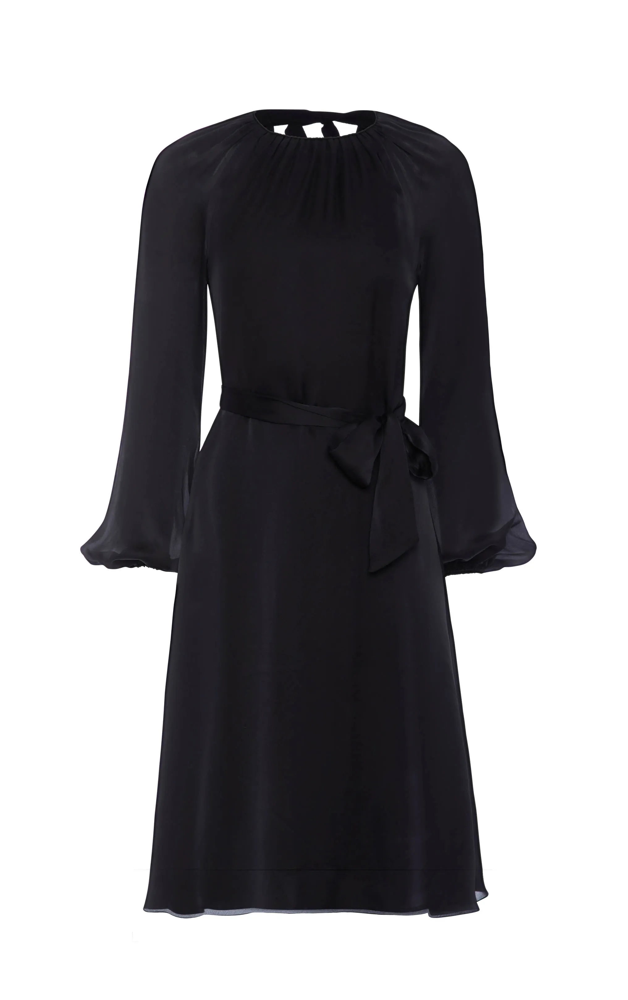 Chantal Silk Dress - Black